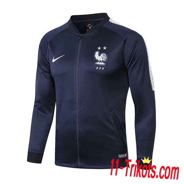 Chaqueta Futbol Francia 2 estrellas Azul oscuro 2018/2019