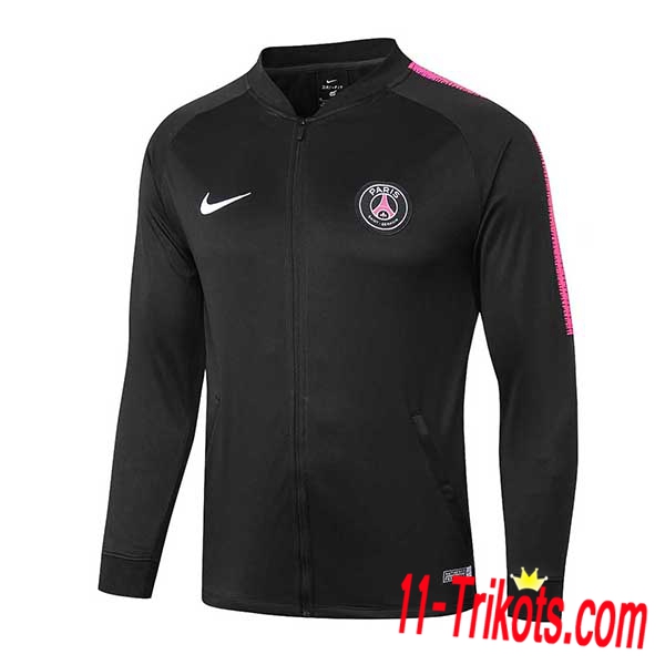 Neuestes Fussball PSG Trainingsjacke Schwarz 2018/2019 | 11-trikots