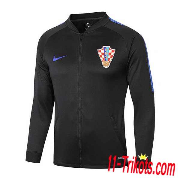 Chaqueta Futbol Croacia Negro 2018/2019