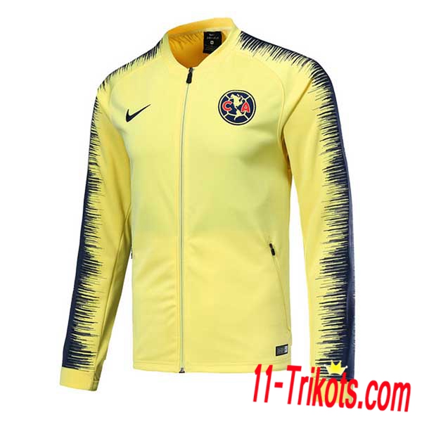 Chaqueta Futbol Club America Amarillo 2018/2019