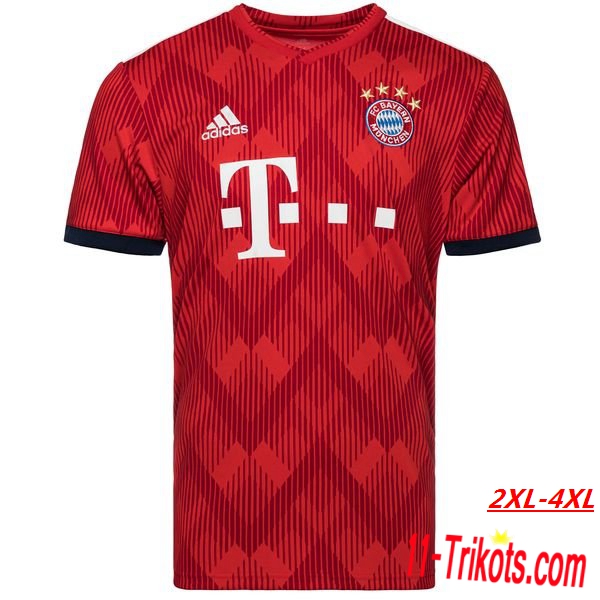 Neuestes Fussball Bayern München Heimtrikot 2018/19 | 2XL-4XL