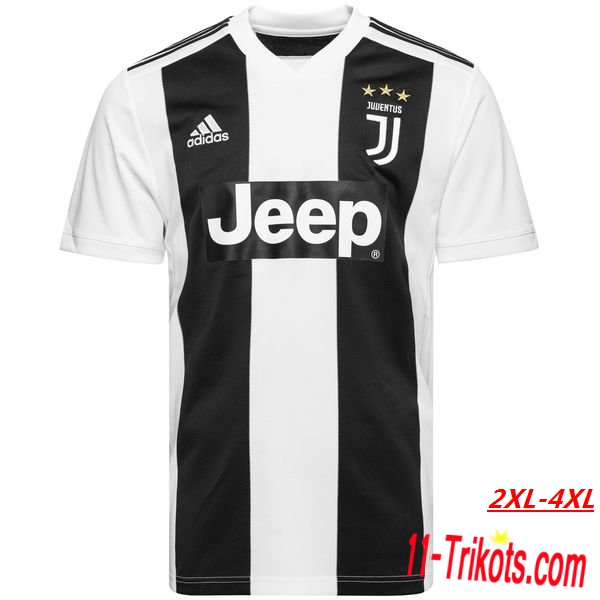 Neuestes Fussball Juventus Heimtrikot 2018/19 | 2XL-4XL