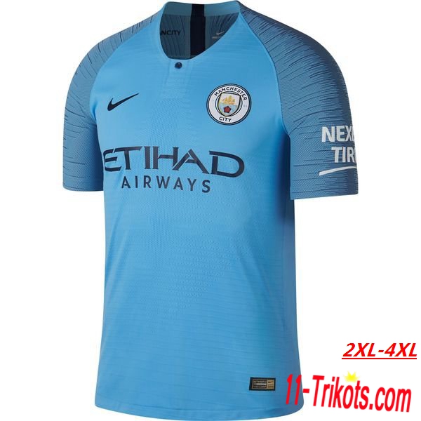 Neuestes Fussball Manchester City Heimtrikot 2018/19 | 2XL-4XL