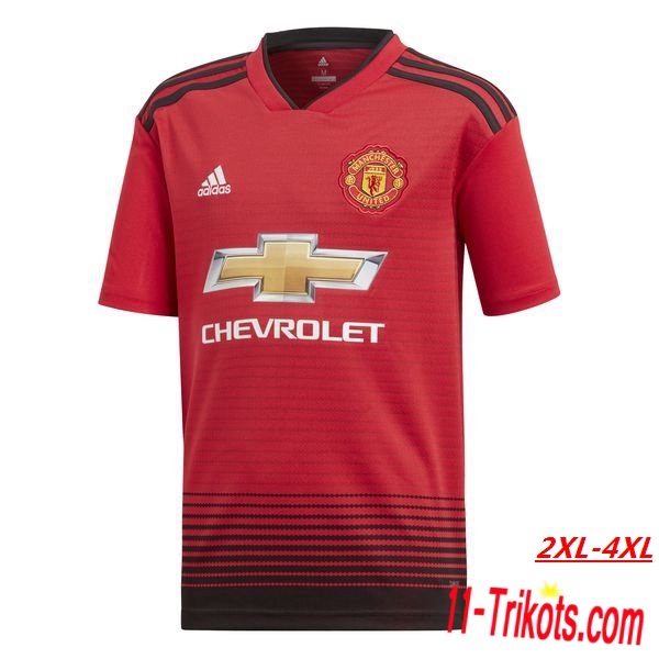 Neuestes Fussball Manchester United Heimtrikot 2018/19 | 2XL-4XL