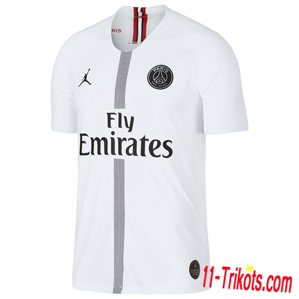 Neuestes Fussball Jordan PSG Auswärtstrikot Third Trikot - Weiß 2018/19 | 11-trikots