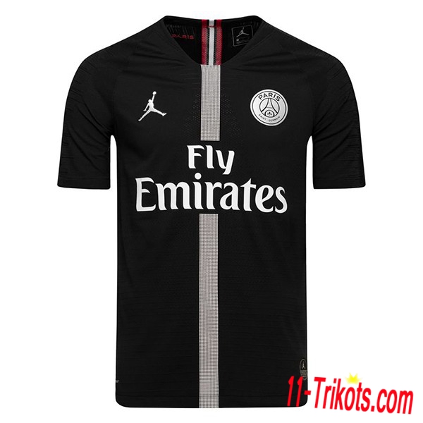 Neuestes Fussball Jordan PSG Auswärtstrikot Third Trikot - Schwarz 2018/19 | 11-trikots