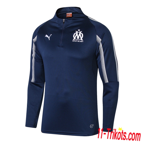 Sudadera de entrenamiento Marsella OM Azul oscuro 2018/2019