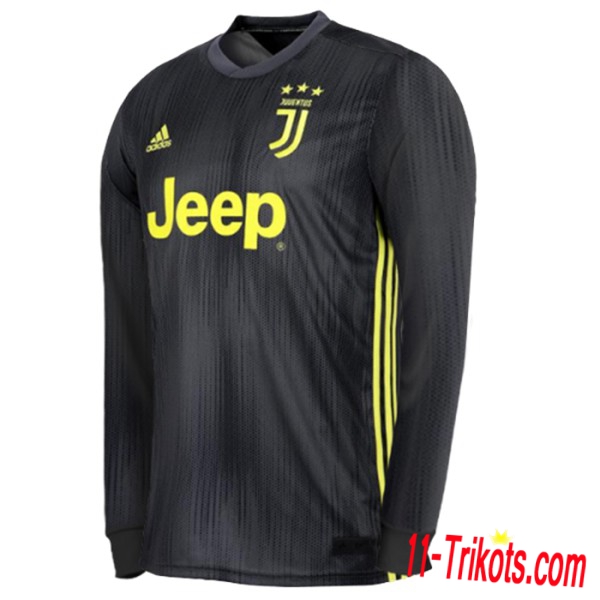 Neuestes Fussball Juventus Third Trikot Langarm 2018/19 | 11-trikots