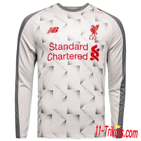 Neuestes Fussball Liverpool Third Trikot Langarm 2018/19 | 11-trikots