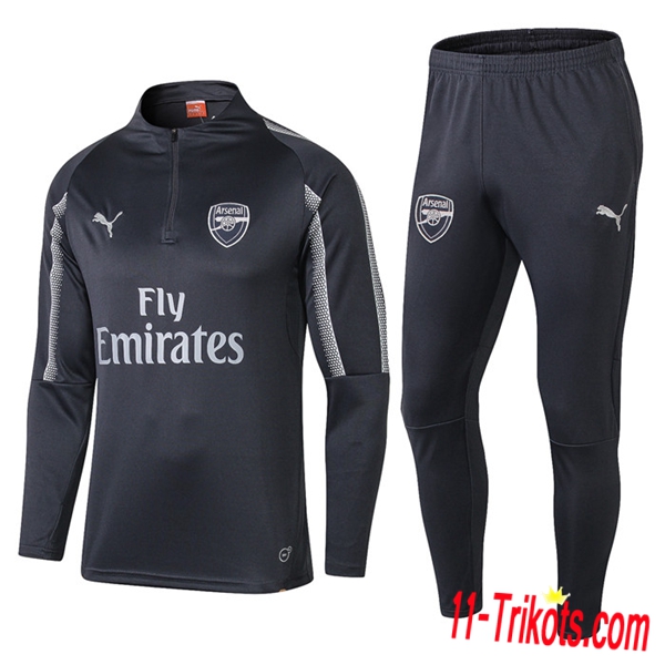 Neuestes Fussball Arsenal Schwarz Trainingsanzug 2018/19 | 11-trikots