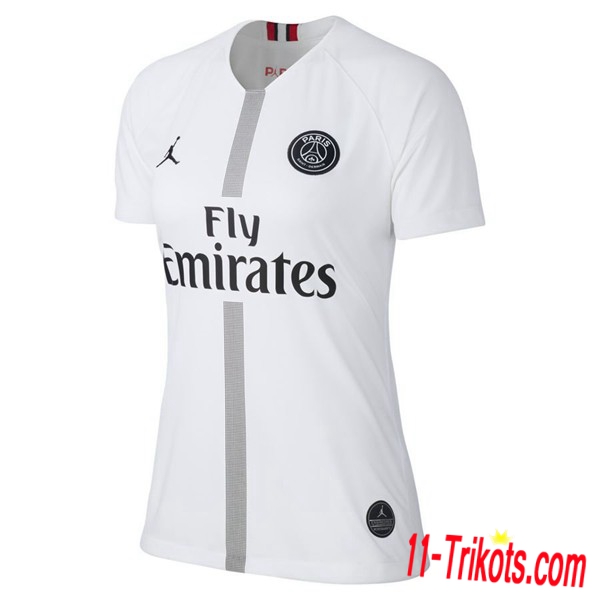 Neues PSG Third Trikot Weiß 2018-19 Kurzarm Herren Erstellen