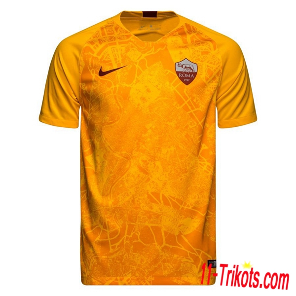 Neues AS Roma Third Trikot Orange 2018-19 Kurzarm Herren Erstellen