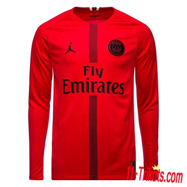 Neues PSG Jordan Torwarttrikot Rot 2018-19 Langarm Herren Erstellen