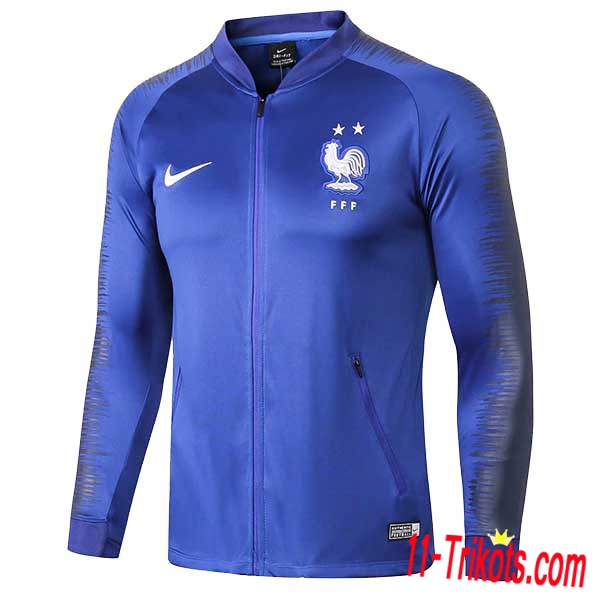 Chaqueta Futbol Francia 2 Etoiles Azul/Gris 2018/2019