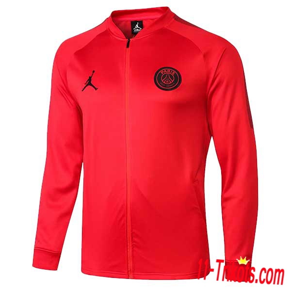 Neuestes Fussball PSG Jordan Rot Trainingsjacke 2018 2019 | 11-trikots