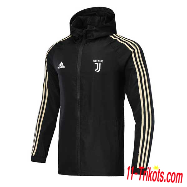 Chaqueta Futbol Coupe Vent Juventus Negro 2018/2019