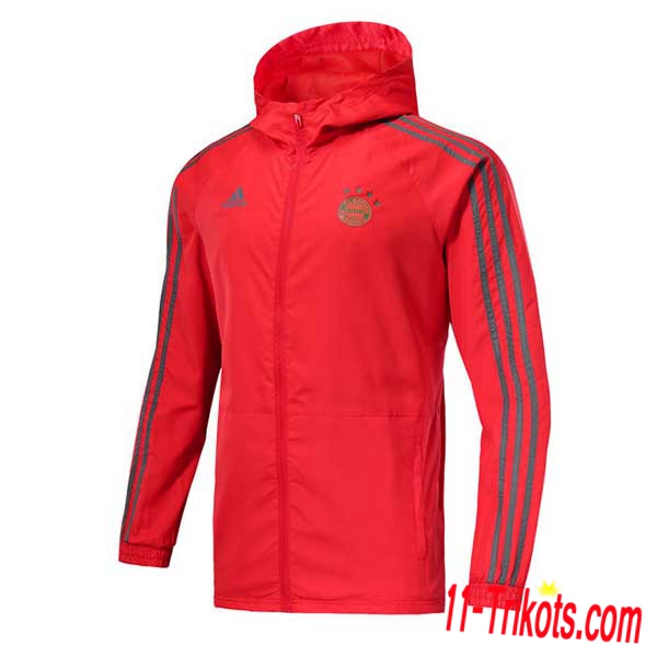 Chaqueta Futbol Coupe Vent Bayern Munich Roja 2018/2019