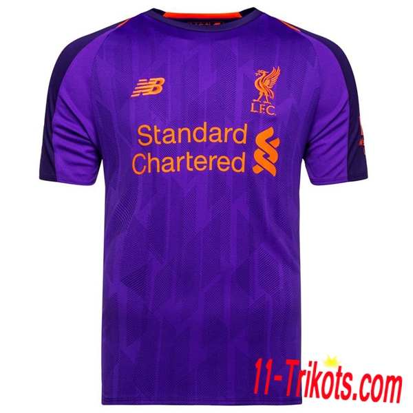 2XL-4XL | Neues FC Liverpool Auswärtstrikot Weiss 2018-19 Kurzarm Herren