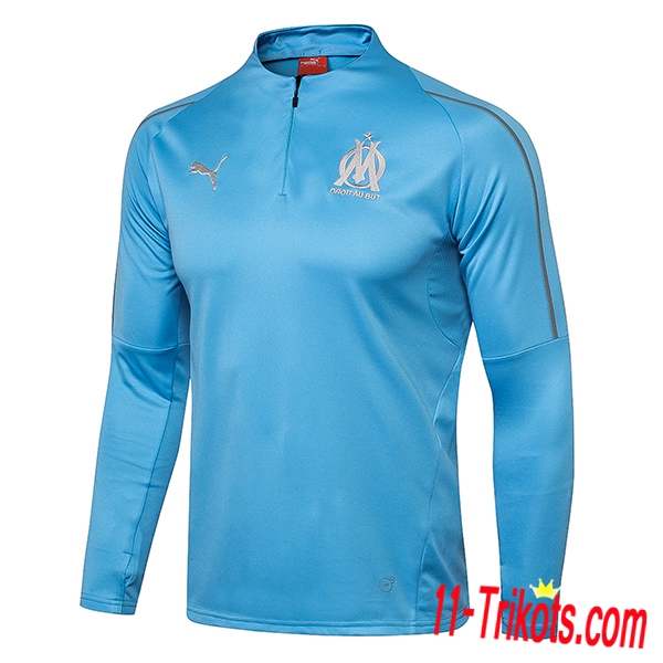 Sudadera de entrenamiento Marsella OM Azul 2018/2019