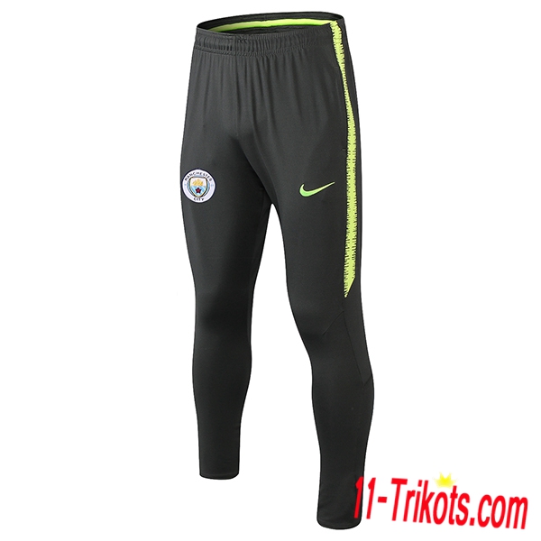 Pantalones de entrenamiento Manchester City Gris oscuro/Verde 2018/2019