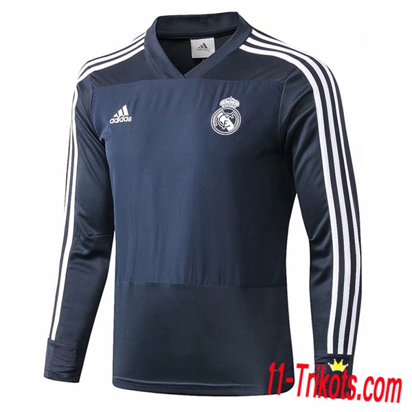 Sudadera de entrenamiento Real Madrid Azul oscuro 2018/2019