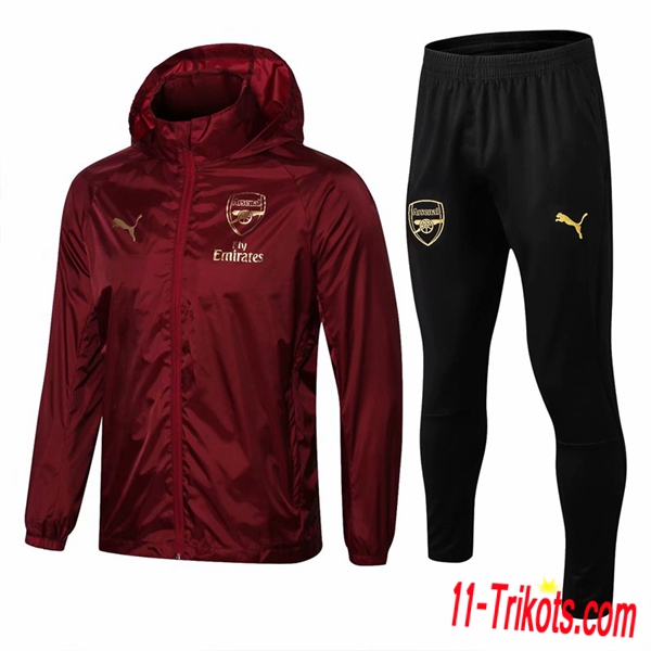 Neuestes Fussball Arsenal Rot Windjacke Anzüge 2018 2019 | 11-trikots