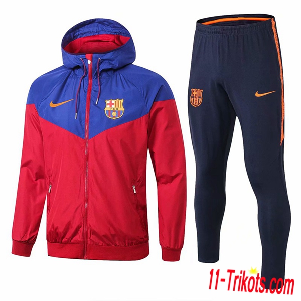 Neuestes Fussball FC Barcelona Rot/Blau Windjacke Anzüge 2018 2019 | 11-trikots