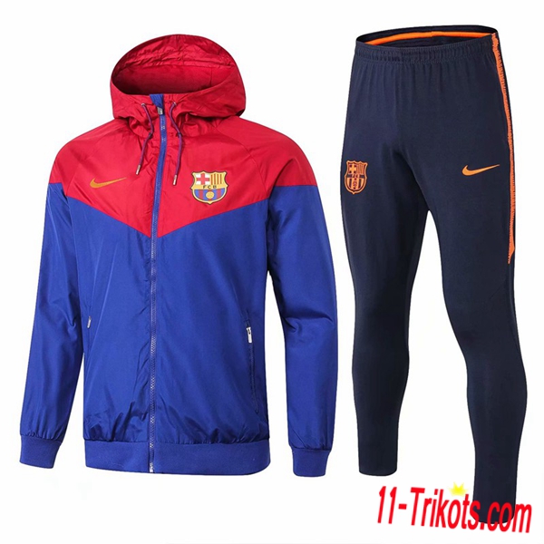 Neuestes Fussball FC Barcelona Blau/Rot Windjacke Anzüge 2018 2019 | 11-trikots