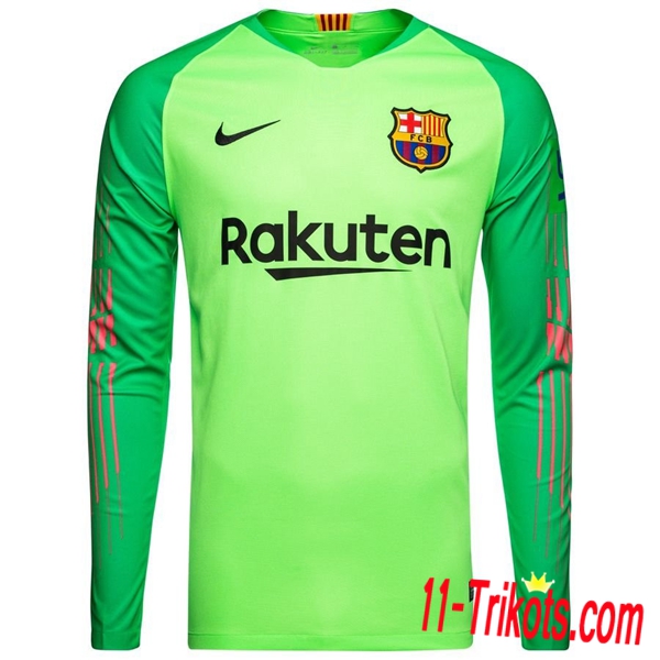 Neuestes Fussball Barcelona Torwarttrikot Grün 2018 2019 | 11-trikots