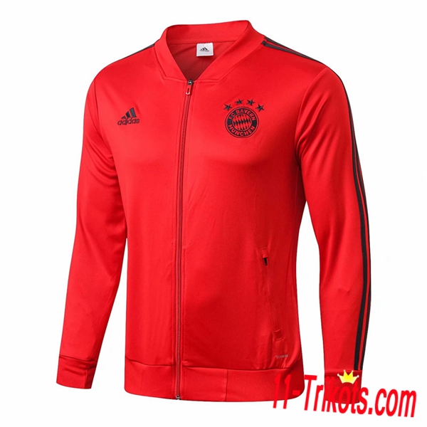 Chaqueta Futbol Bayern Munich Roja/Negro 2018/2019