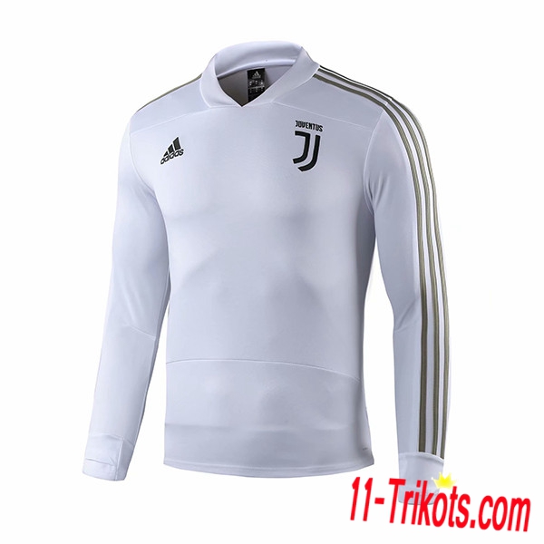 Sudadera de entrenamiento Juventus Blanco 2018 2019