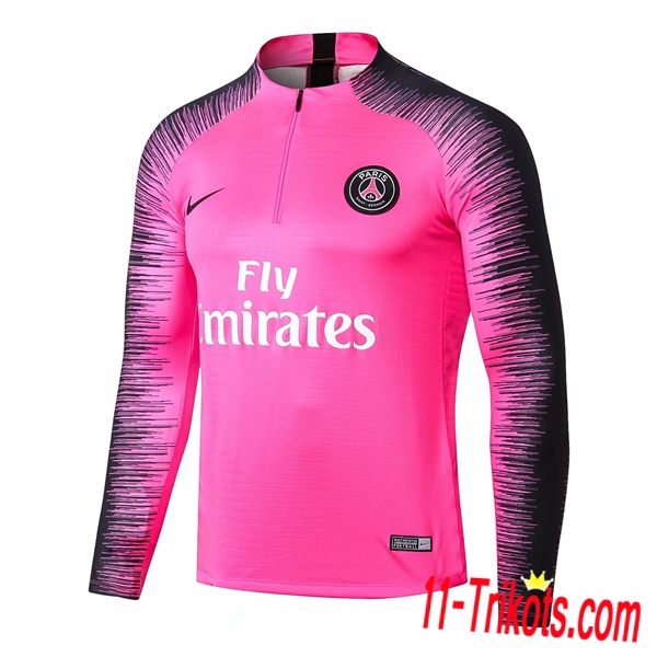 Sudadera de entrenamiento PSG Rose/Negro 2018 2019