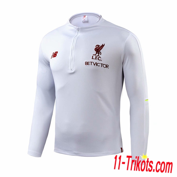 Sudadera de entrenamiento FC Liverpool Blanco 2018 2019