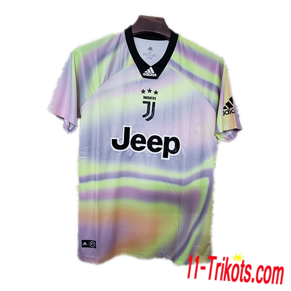 Neuestes Fussball Juventus Adidas X EA Sports Limitierte Auflage Fussballtrikot Weiß/Gelb | 11-trikots
