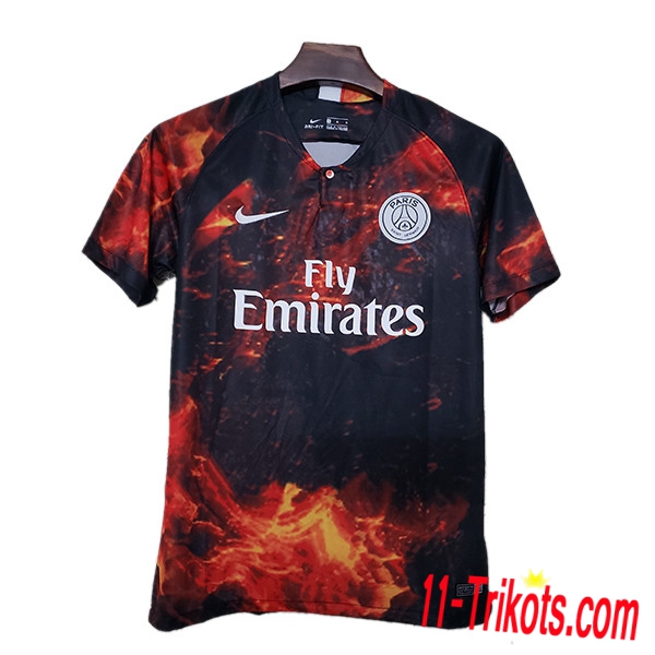 Neuestes Fussball PSG Gedenkausgabe Fussballtrikot Rot/Schwarz | 11-trikots