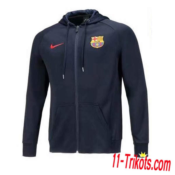 Chaqueta Futbol con capucha FC Barcelona Negro 2018 2019