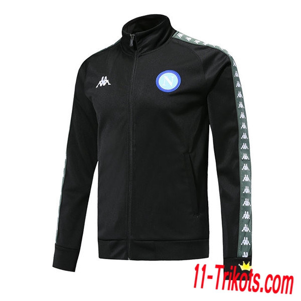 Chaqueta Futbol SSC Nápoles Negro 2018 2019