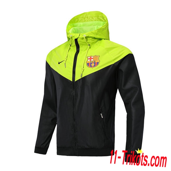 Chaqueta Rompevientos Futbol FC Barcelona Amarillo/Negro 2018 2019