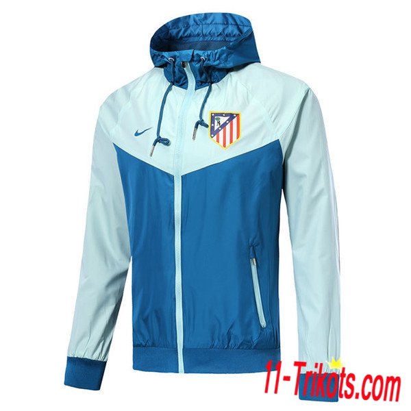 Chaqueta Rompevientos Futbol Atletico Madrid Azul 2018 2019