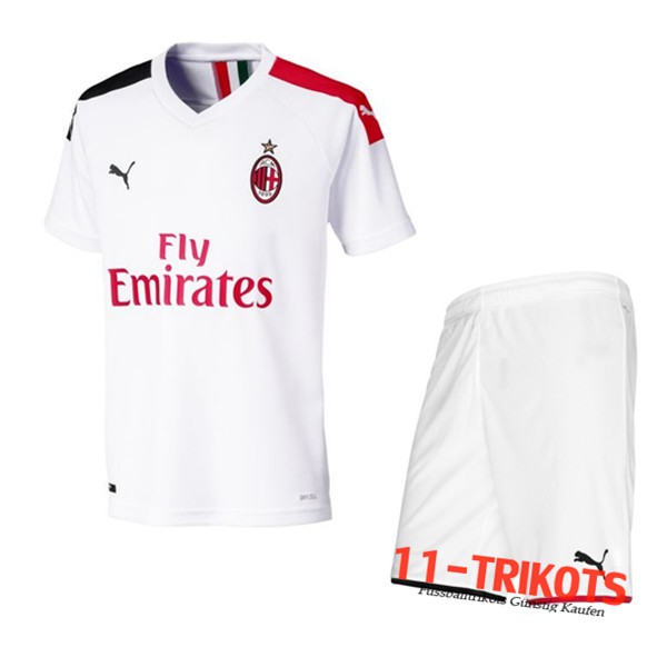Neuestes Fussball Milan AC Kinder Auswärtstrikot 2019 2020 | 11-trikots