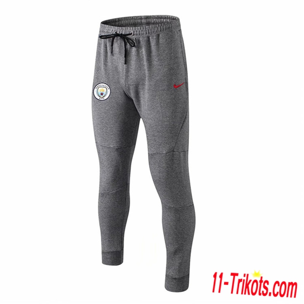 Pantalon Entrenamiento Manchester City Gris 2018 2019