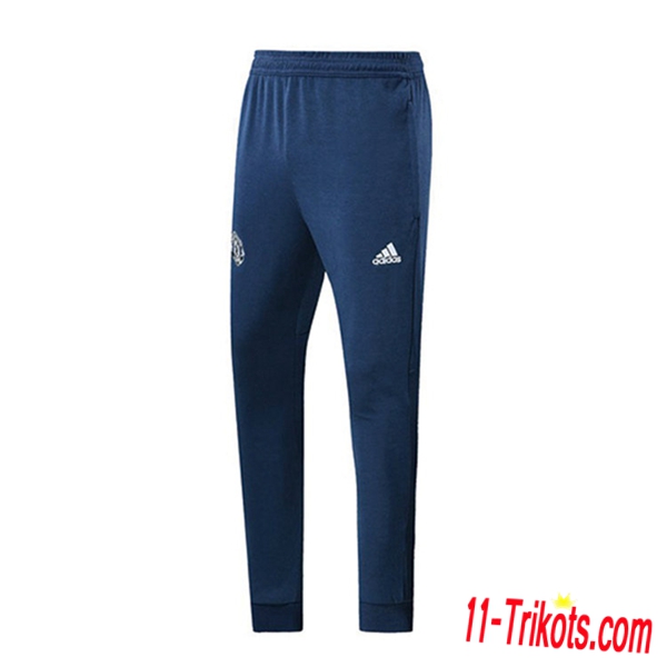 Pantalon Entrenamiento Manchester United Azul 2018 2019