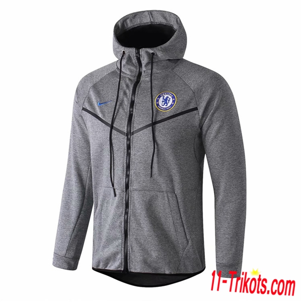 Chaqueta con capucha FC Chelsea Gris 2018 2019