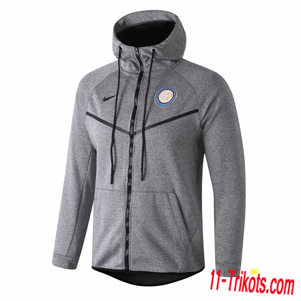 Chaqueta con capucha Inter Milan Gris 2018 2019