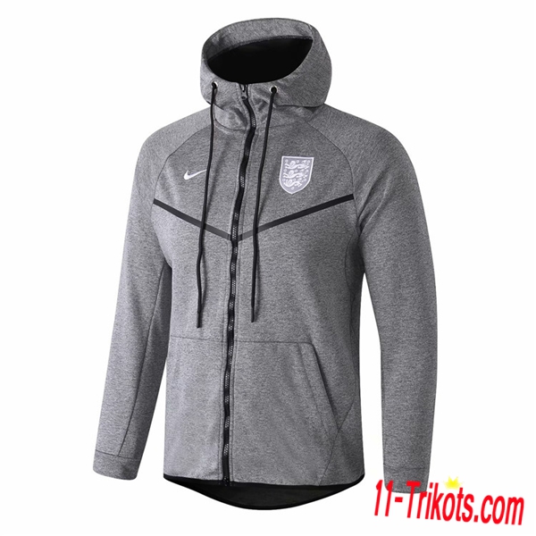 Chaqueta con capucha Inglaterra Gris 2018 2019