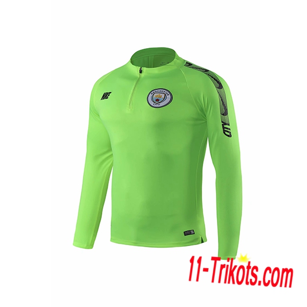 Sudadera de entrenamiento Manchester City Verde 2019 2020