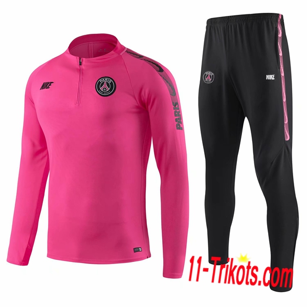 Neuestes Fussball PSG Trainingsanzug Pink 2019 2020 | 11-trikots