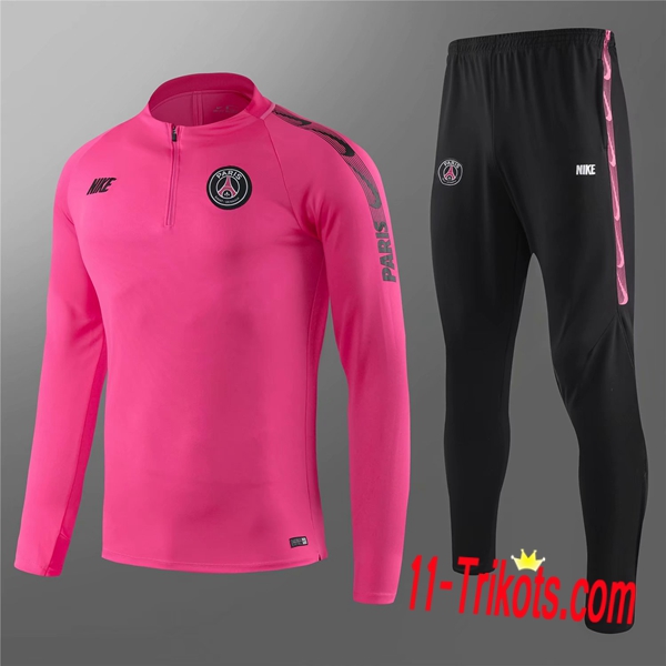Neuestes Fussball PSG Kinder Trainingsanzug Pink 2019 2020 | 11-trikots