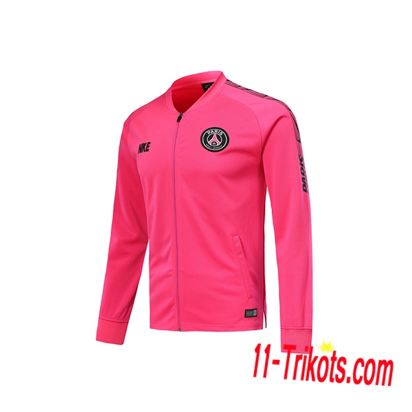 Neuestes Fussball PSG Trainingsjacke Pink 2019 2020 | 11-trikots