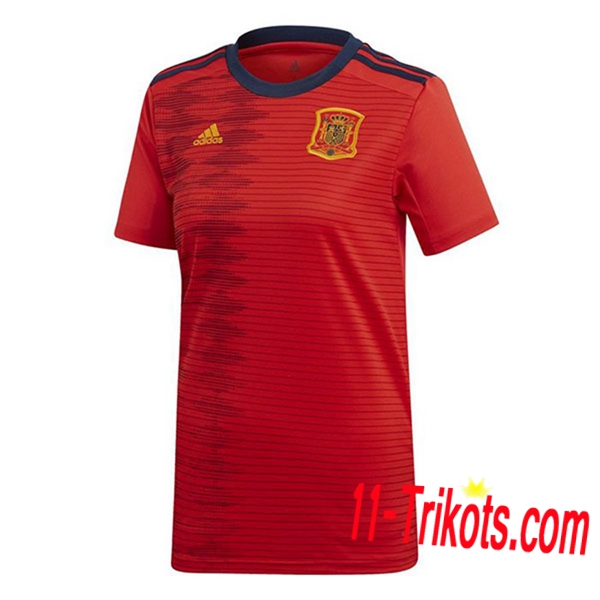 Neuestes Fussball Spanien Damen Heimtrikot WM 2018 | 11-trikots